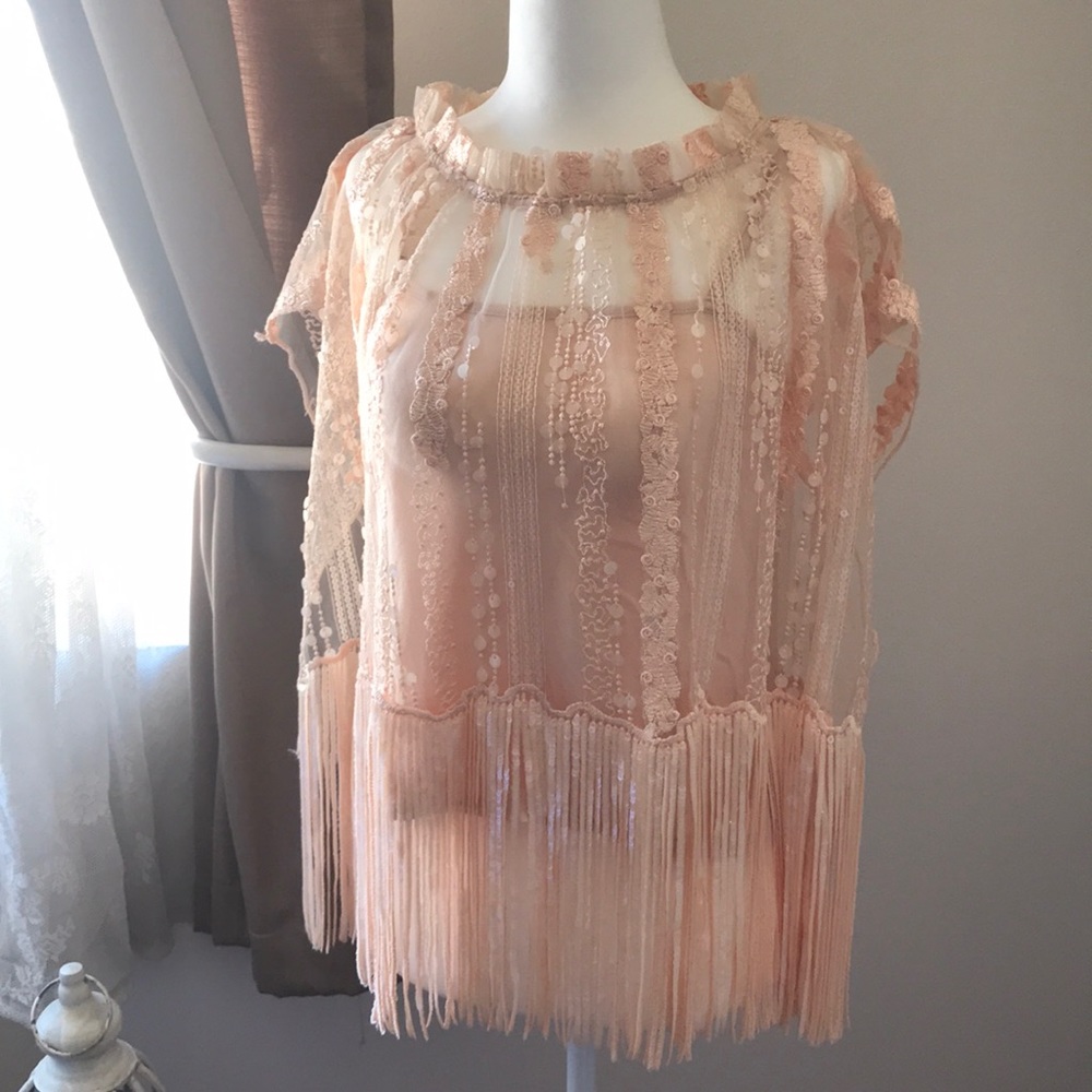Eva Franco Fringed Top